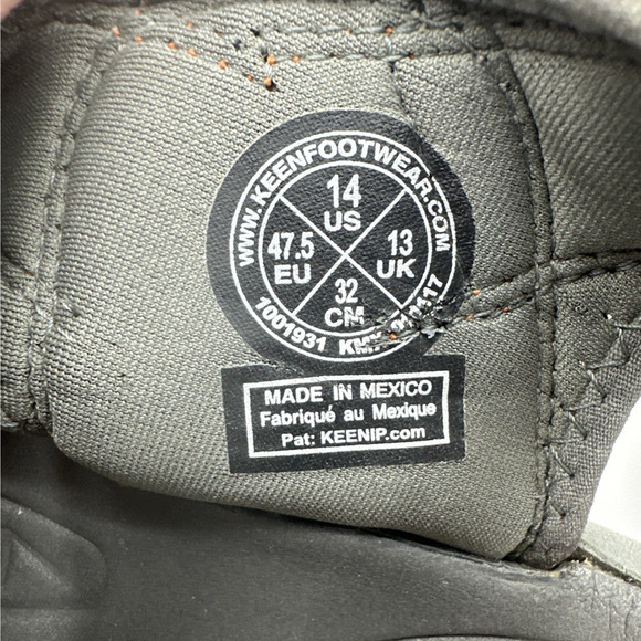 Keen Men’s Newport H2 Hiking Sandals Size 14 Waterproof Outdoor Gray Orange - Picture 7 of 13